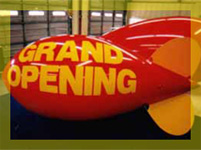 11 ft helium advertising blimps